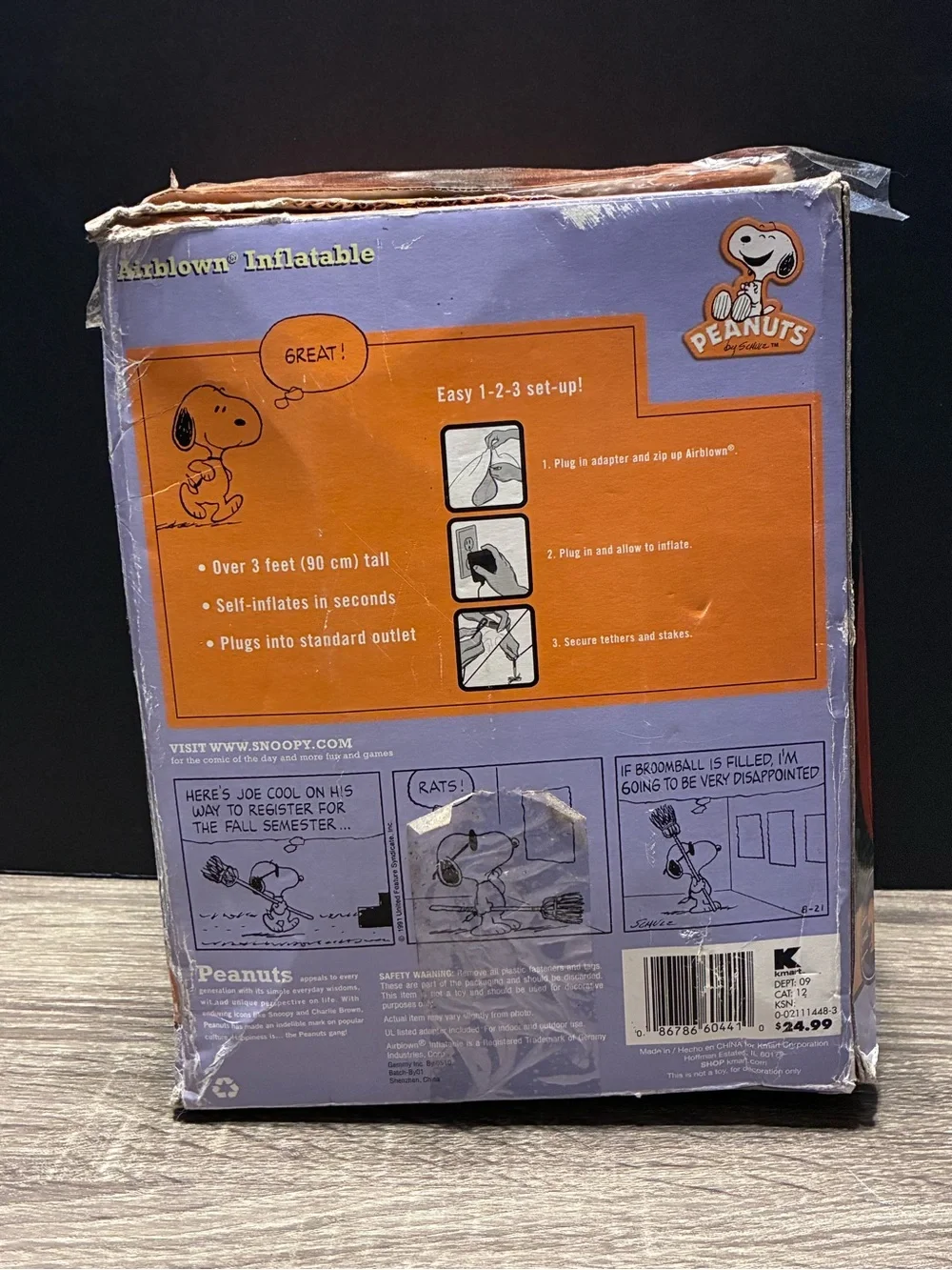 Peanuts bright orange